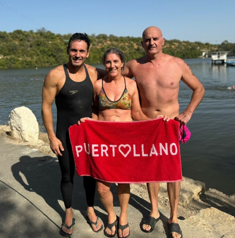 El Club Natación Puertollano brilla en la travesía a nado de la Copa Diputación en la localidad cordobesa de Hornachuelos