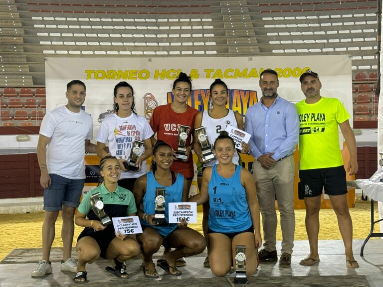 Puertollano: Celebrada ya la primera fase del Torneo de voley playa en la Plaza de Toros