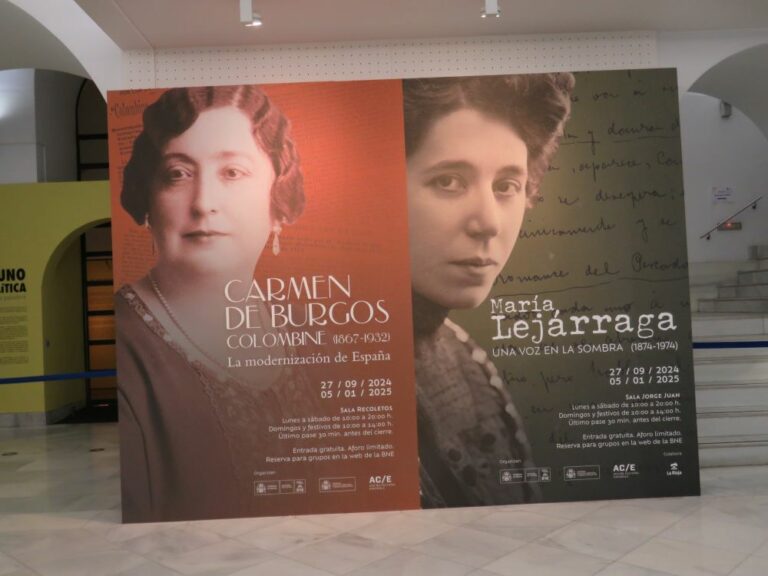 Carmen de Burgos y María Lejárraga, protagonistas de dos exposiciones en la Biblioteca Nacional de España