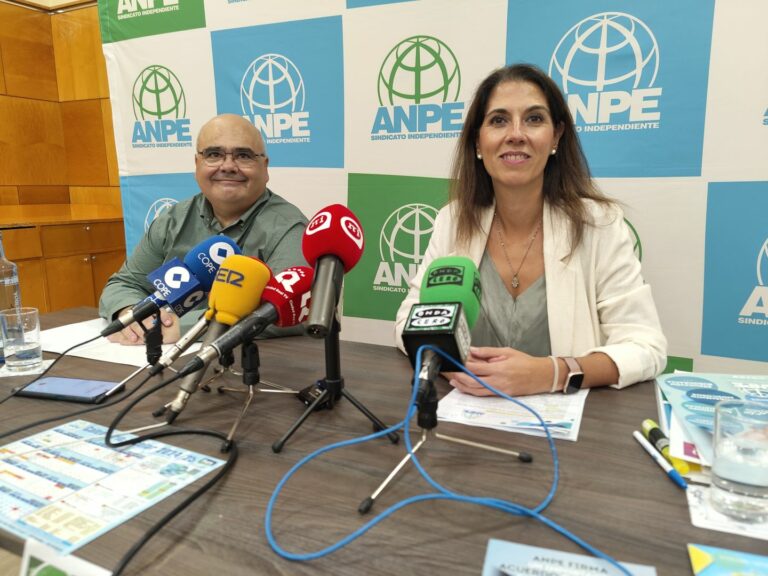 ANPE valora positivamente el inicio de curso escolar y se desmarca de la huelga
