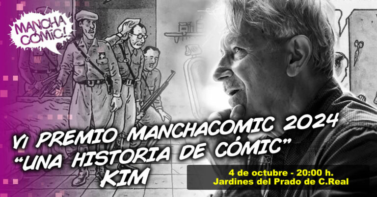 Manchacómic reconoce la incuestionable aportación al mundo del cómic de KIM