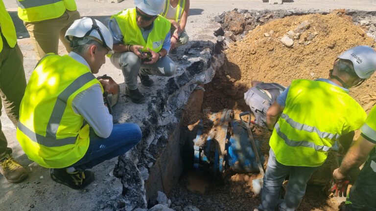 Aguas de Puertollano sigue trabajando para restablecer suministro y más presión a todos los hogares