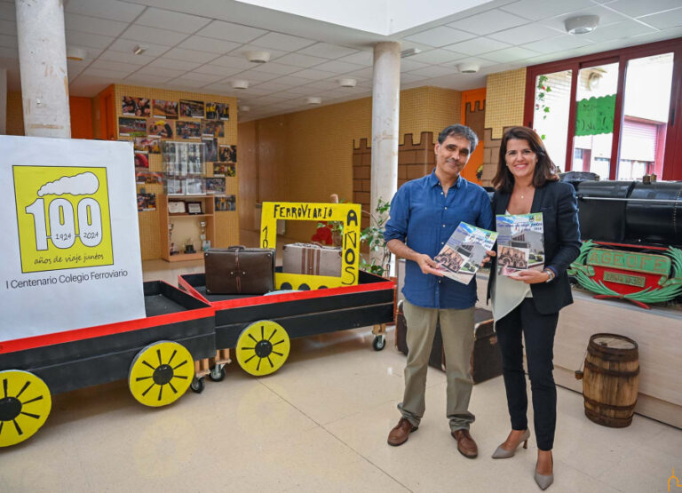 La Diputación contribuye al centenario del CEIP Ferroviario de Ciudad Real con la edición de una revista conmemorativa y ayuda económica