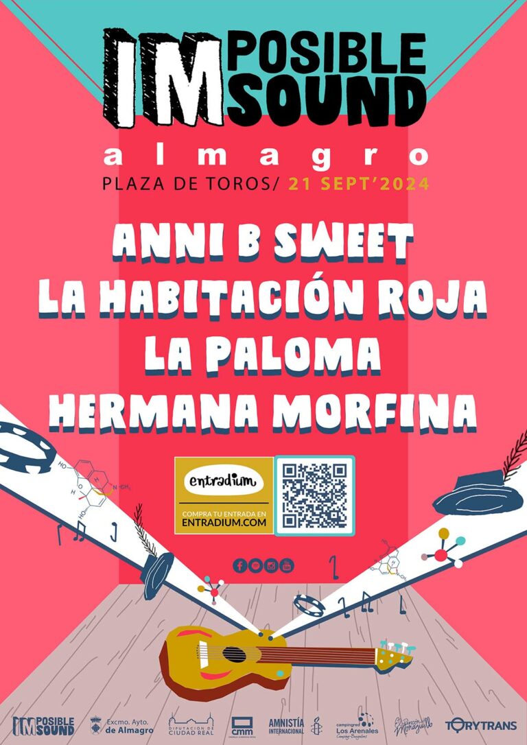 Anni B Sweet, La Habitación Roja, La Paloma y Hermana Morfina estarán en la tercera edición del Imposible Sound de Almagro