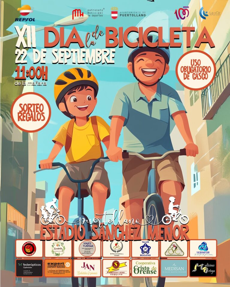 Puertollano organizará una nueva edición del Día de la Bicicleta el 22 de septiembre