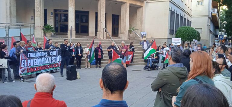 «Sea la hora que sea, hay que acordarse de Gaza…»