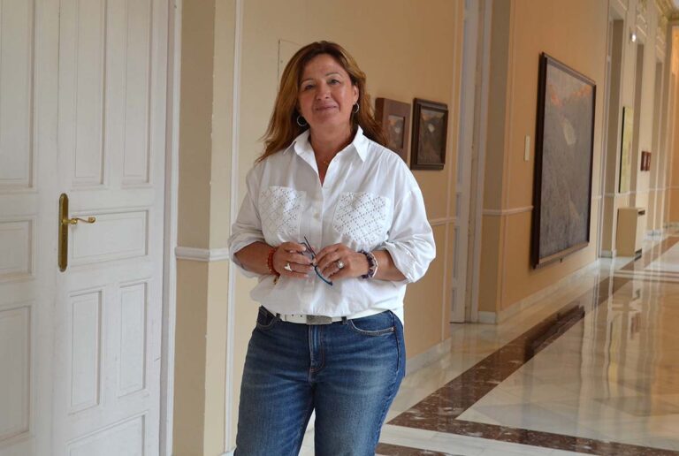 Noelia Serrano: «Es imposible que los datos de crecimiento de empleo y población que PP y Vox se atribuyen en la Diputación se deban a sus políticas»