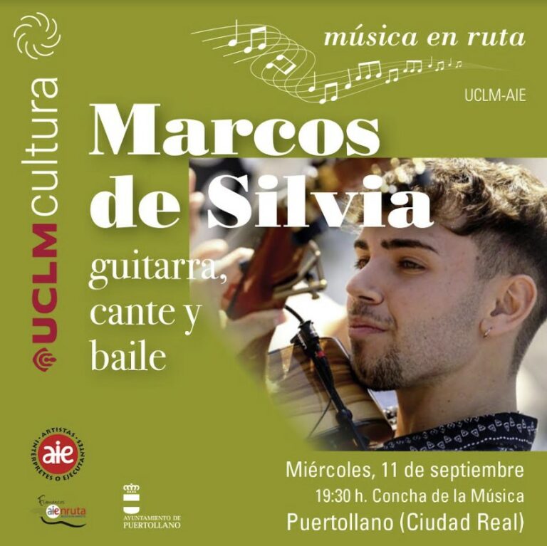 Puertollano: El flamenco protagoniza este miércoles el concierto de Marcos de Silvia en la concha de la música