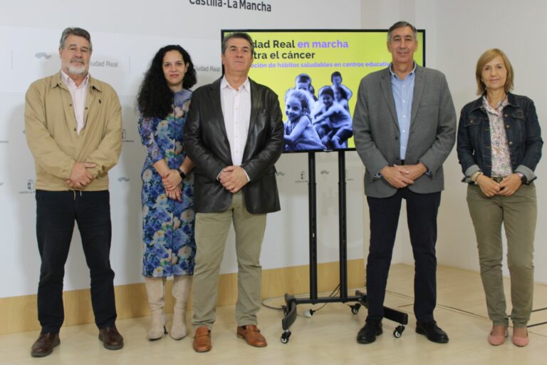 El Gobierno de Castilla-La Mancha y la AECC colaboran en el fomento de hábitos de vida saludable en los centros educativos de Ciudad Real