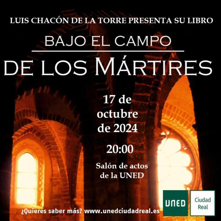 Luis Chacón de la Torre presenta su nueva novela de intriga el próximo jueves en la UNED de Valdepeñas