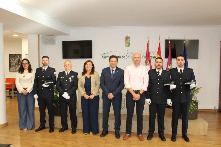 Toma de posesión de 3 nuevos agentes de Policía Local en Bolaños de Calatrava