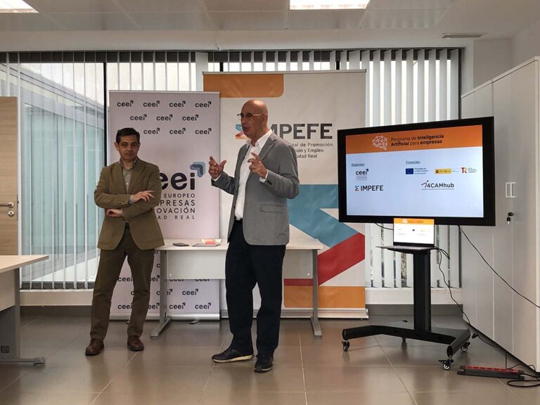Exitoso arranque del programa de ‘Inteligencia Artificial para empresas’ en Ciudad Real del CEEI y el Impefe