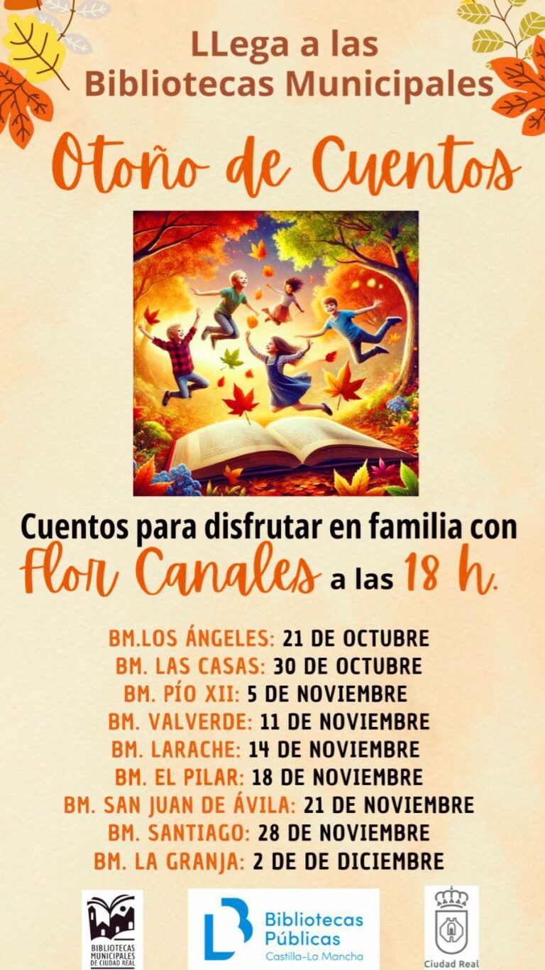 Un otoño de cuento en las bibliotecas municipales de Ciudad Real Un otoño de cuento en las bibliotecas municipales de Ciudad Real