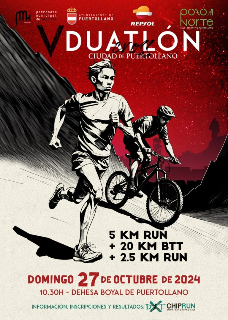 Hasta el 24 de octubre está abierto el plazo de inscripción para participar en la V Duatlon Cross Ciudad de Puertollano