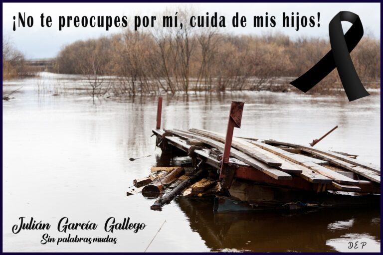 ¡No te preocupes por mí, cuida de mis hijos!