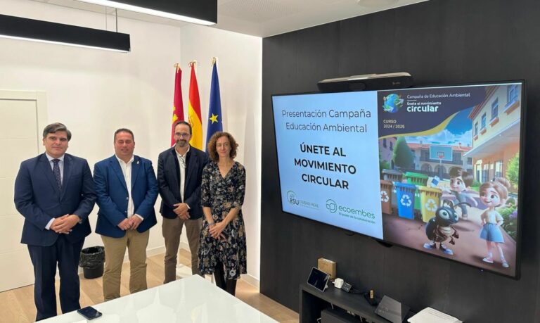 El Consorcio RSU de Ciudad Real y Ecoembes presentan la campaña escolar “Únete al movimiento circular”