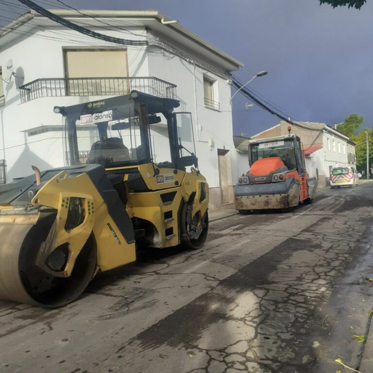 En marcha las obras de la carretera de Pozuelo y la avenida de la Tercia