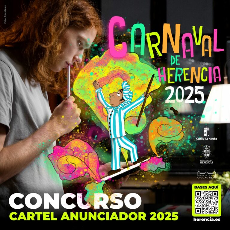 Presentado el concurso del Cartel Anunciador del Carnaval de Herencia 2025 con un importante aumento en la cuantía del premio
