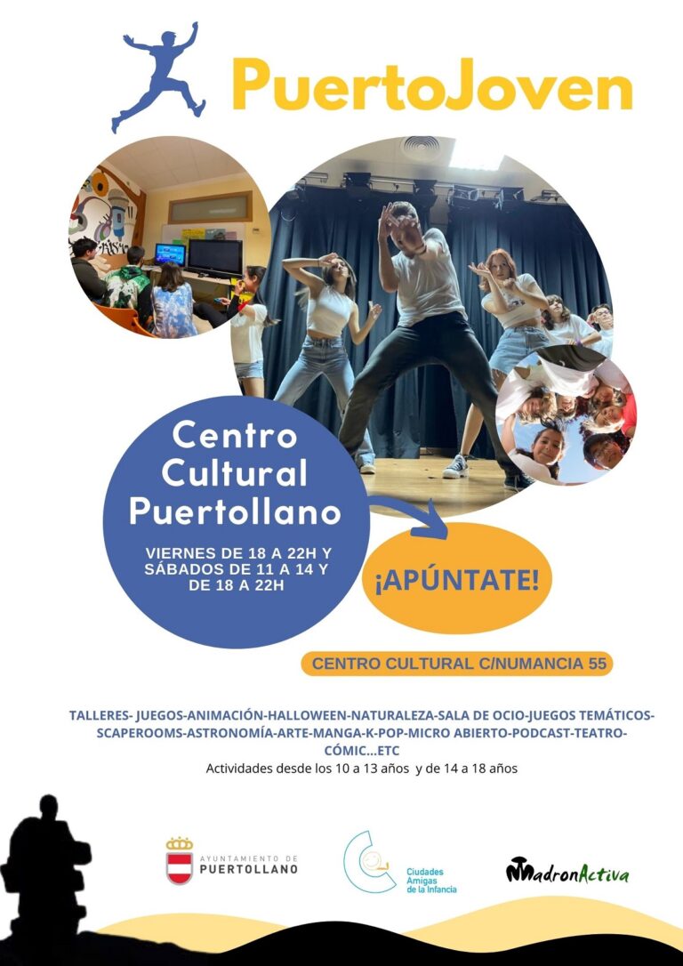 Niños y jóvenes de Puertollano están llamados los fines de semana al nuevo punto de encuentro «Puerto Joven»