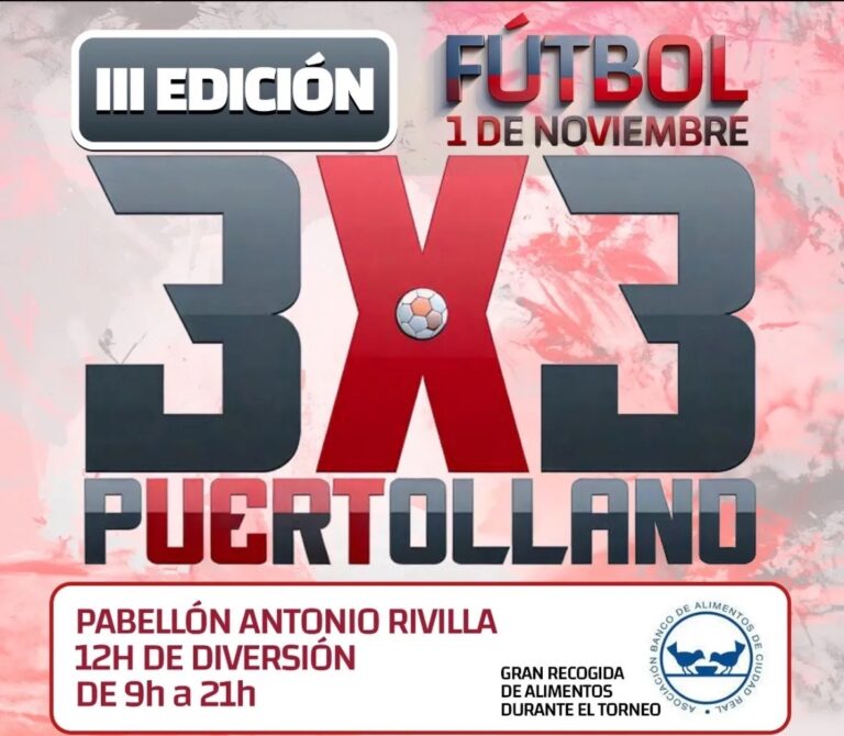 Puertollano: Rifas solidarias y recogida de alimentos en el III Torneo de Fútbol 3×3