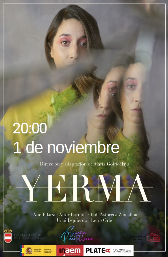 Yerma será representada el 1 de noviembre en el Auditorio de Puertollano