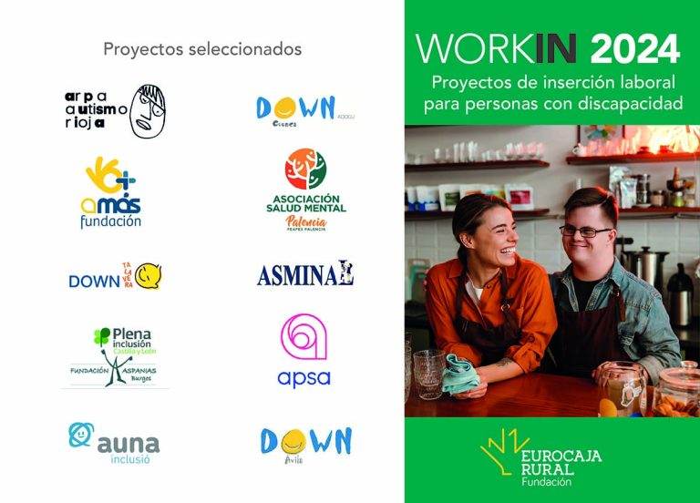 Fundación Eurocaja Rural selecciona las 10 entidades beneficiarias de sus ayudas ‘WORKIN’