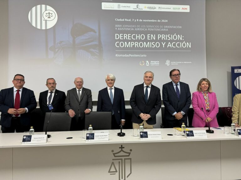 Cañizares participa en la inauguración de las XXVI Jornadas de los servicios de orientación y asistencia jurídica penitenciaria