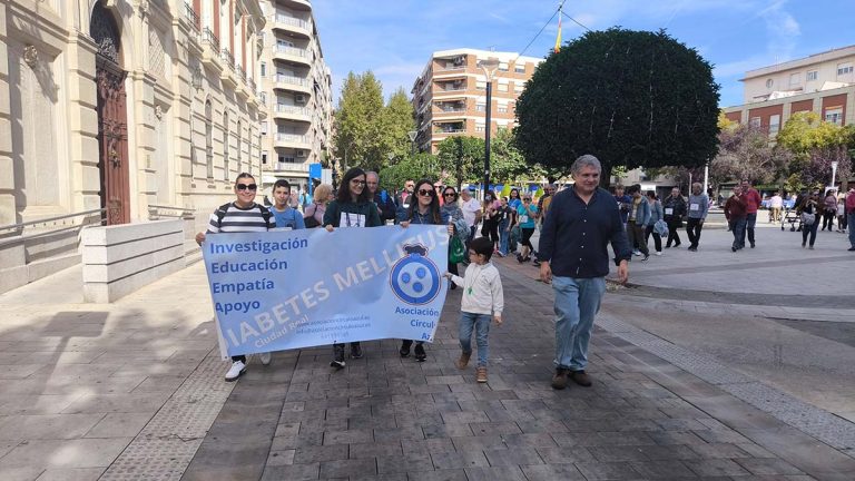 La asociación Círculo Azul reivindica en Ciudad Real más visibilidad para la diabetes con su III Marcha Solidaria