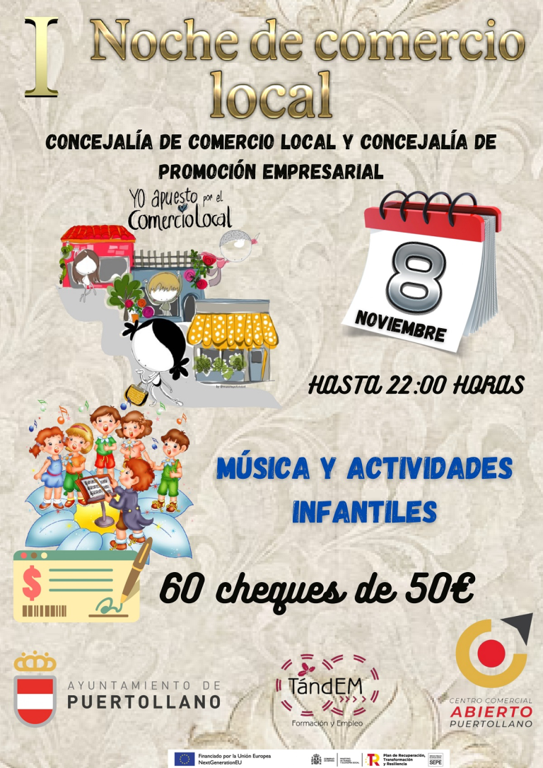 La primera Noche del Comercio de Puertollano aspira a convertir las calles en una fiesta