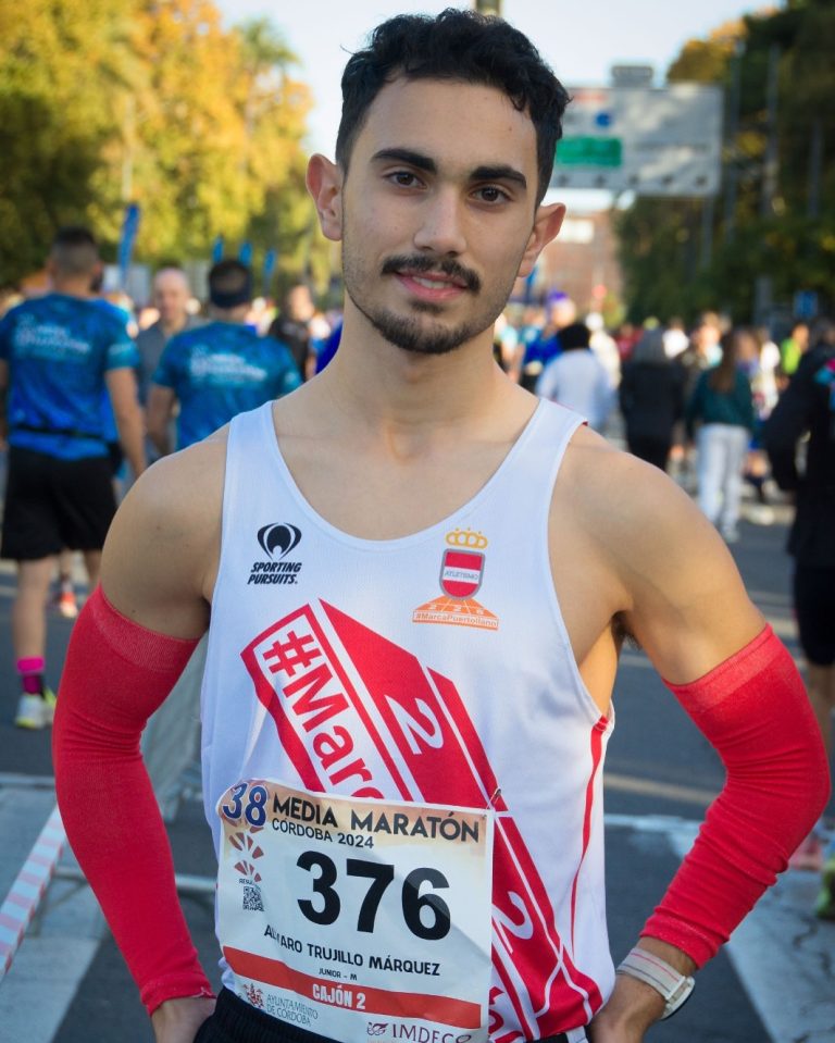 Puertollano: Álvaro Trujillo Márquez logra un espectacular cuarto puesto en la media maratón de Córdoba