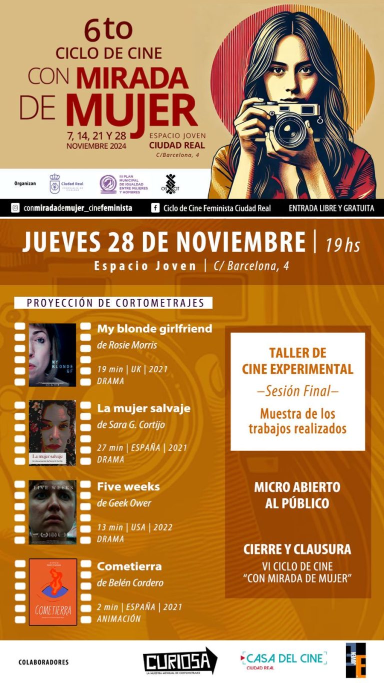 Clausura de la 6ª edición del Ciclo de Cine Con Mirada de Mujer