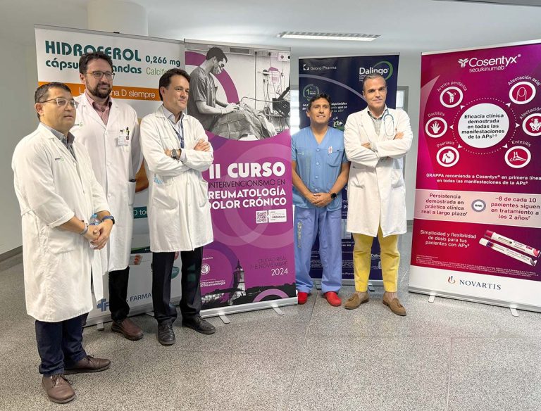 El segundo curso de Intervencionismo en Reumatología y Dolor Crónico reúne en el hospital de Ciudad Real a especialistas de toda España