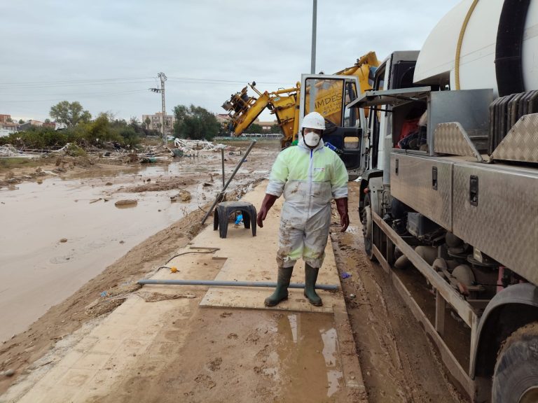 El servicio municipal de agua de Ciudad Real colabora con las zonas afectadas por la DANA
