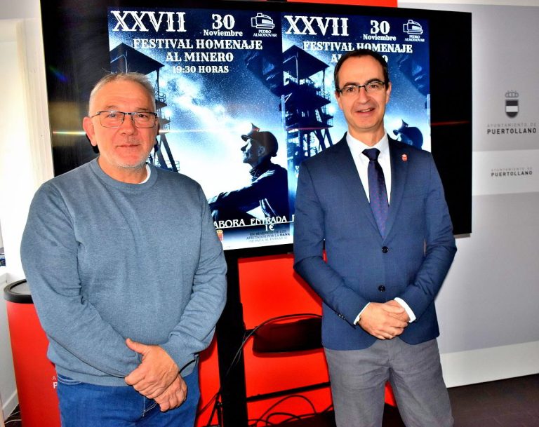 Puertollano: El minero Luis Martínez Arias será será reconocido en el XXVII Festival de Homenaje al Minero