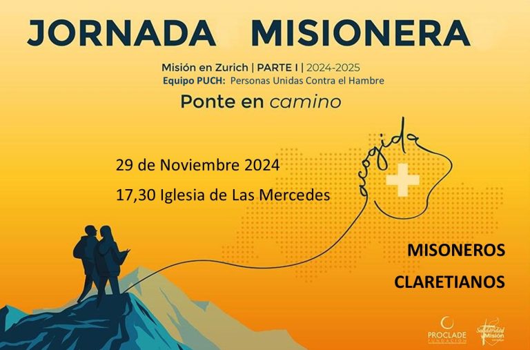 La parroquia de Las Mercedes de Puertollano acogerá este viernes la Jornada Misionera de los Claretianos