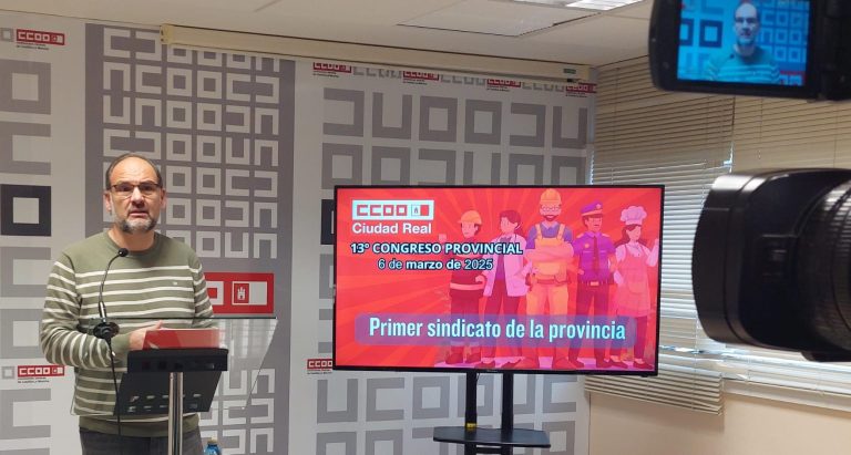 José Manuel Muñoz dejará en marzo la Secretaría General de CCOO en la provincia de Ciudad Real tras 12 años al frente