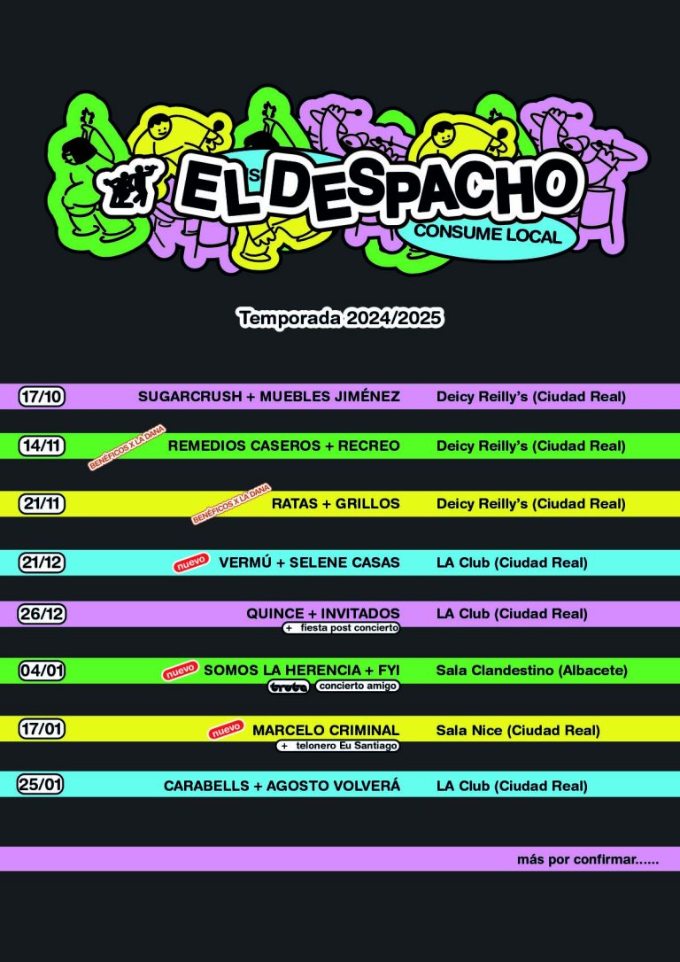 El Despacho recauda 1535 euros para Letur y Mira gracias a sus dos conciertos benéficos en el Deicy Reilly’