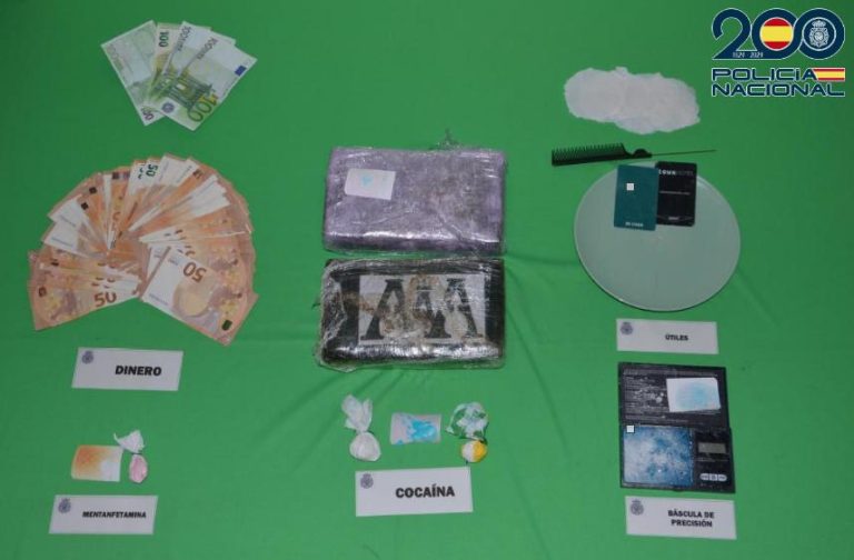 La Policía Nacional detiene en Ciudad Real a dos integrantes de un entramado que distribuía cocaína por toda Castilla-La Mancha