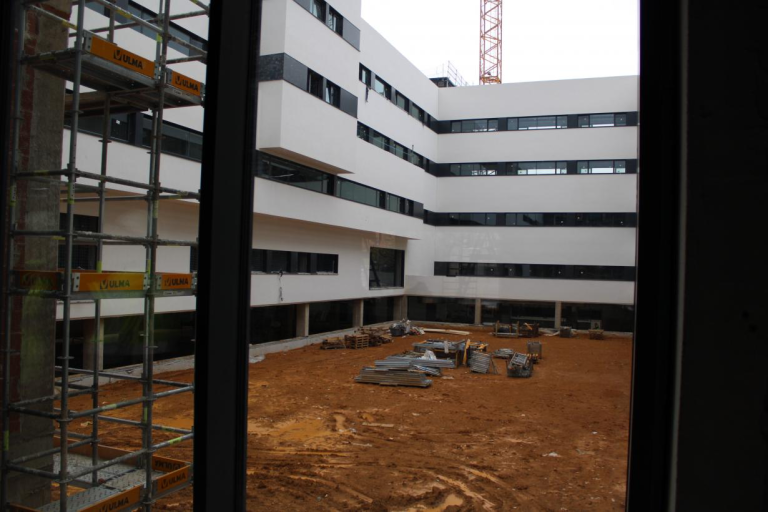 Las obras del nuevo Hospital de Puertollano alcanzan el 45% de ejecución