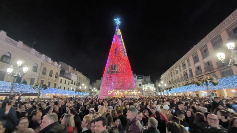 El corazón de Ciudad Real vuelve a vibrar con el encendido de las luces de Navidad