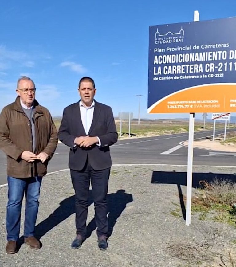El Grupo Socialista en la Diputación celebra la mejora integral de la carretera CR-2111, una vía esencial para la actividad agrícola de Carrión