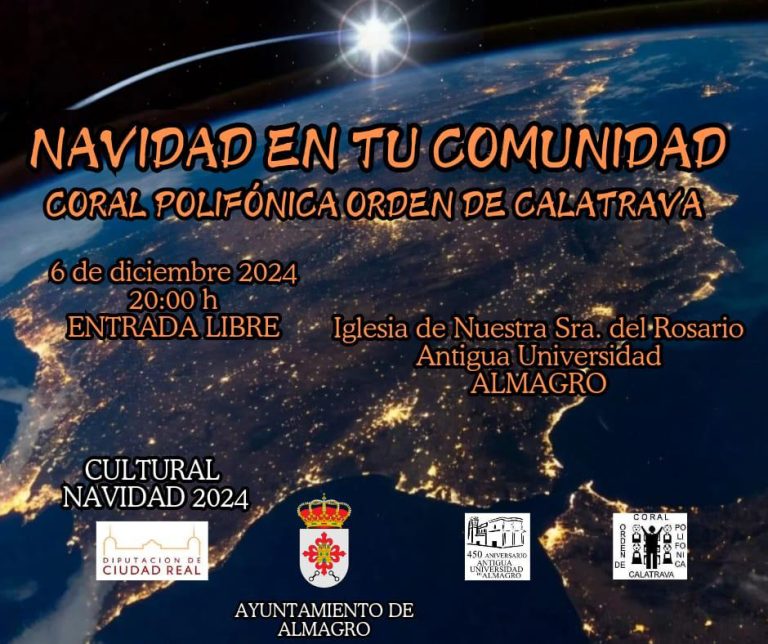 La Coral Polifónica «Orden de Calatrava» de Almagro ofrece este viernes su primer concierto de Navidad
