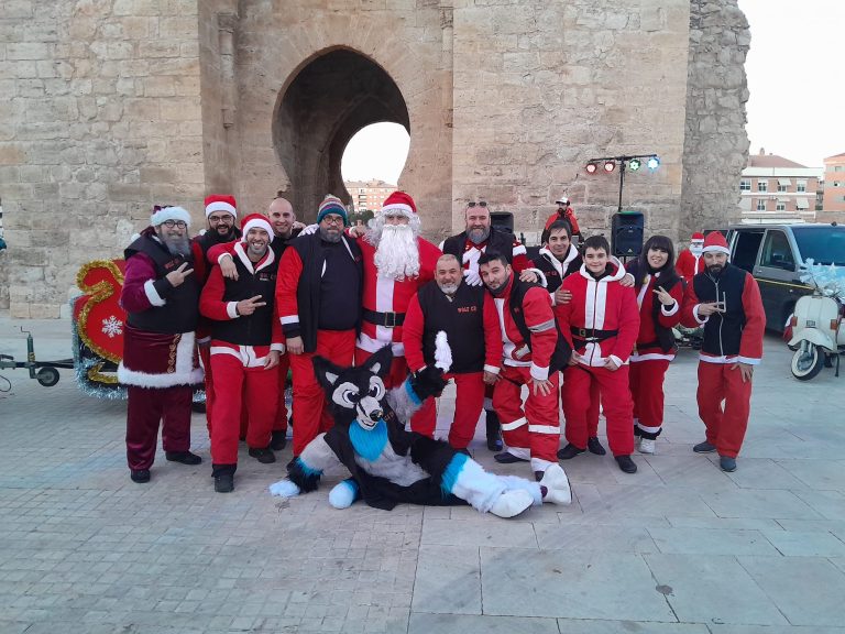 Éxito rotundo en la tercera edición de la Papanoelada de Ciudad Real organizada por Wolf CR Motoclub