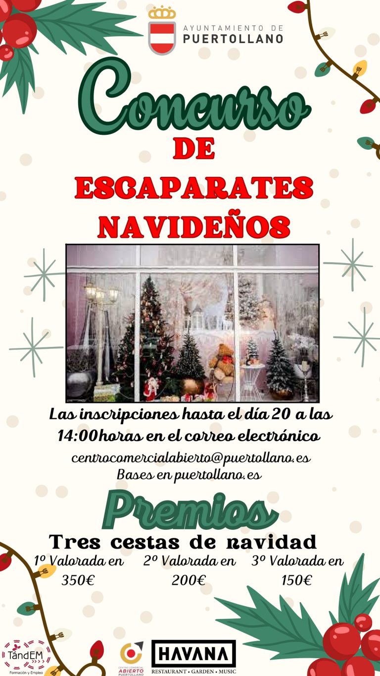 Puertollano: Un concurso de escaparates promoverá la actividad comercial durante las fiestas navideñas