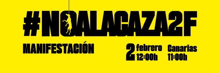 Denuncian la situación de desprotección de los perros usados en la caza con una manifestación en más de 70 ciudades