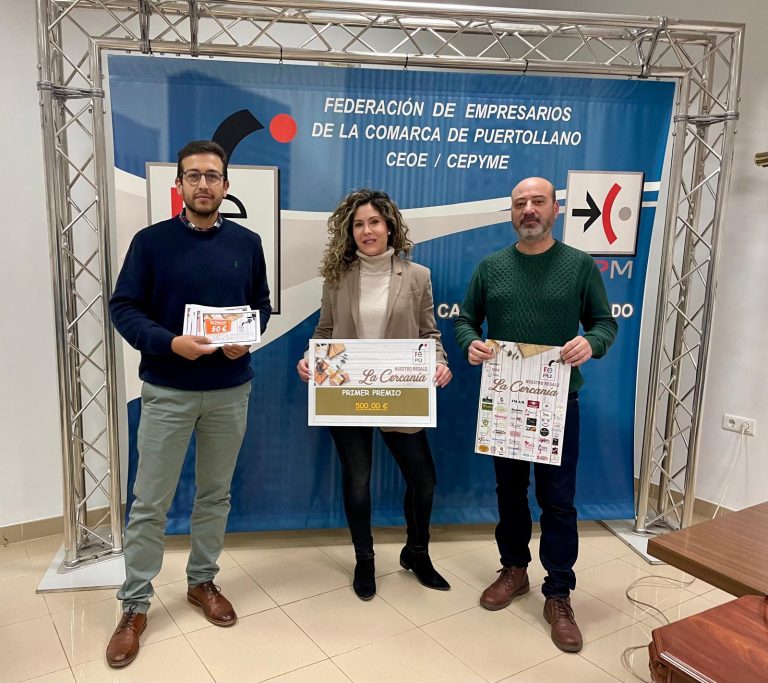 María Santos, vecina de Puertollano, gana el primer premio de la Campaña de Navidad «Fepu, nuestro regalo, la cercanía»