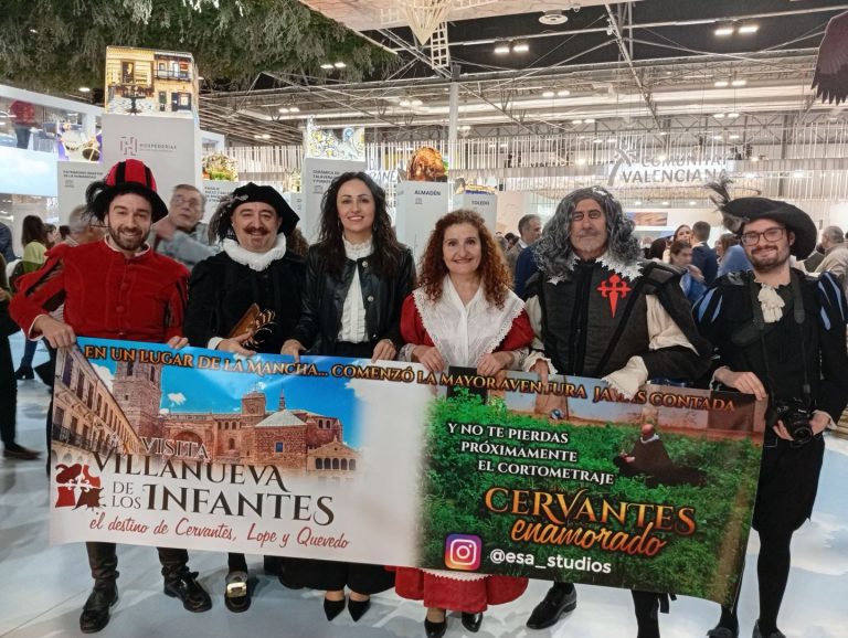 Villanueva de los Infantes se promociona en FITUR con un video que promociona su historia y su legado literario