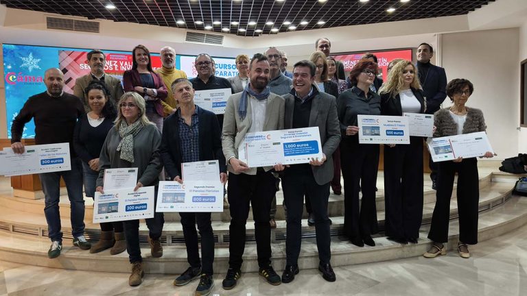El Ayuntamiento apoya al pequeño comercio en la entrega de premios de la XX edición del Concurso de Escaparates de la Cámara de Comercio de Ciudad Real