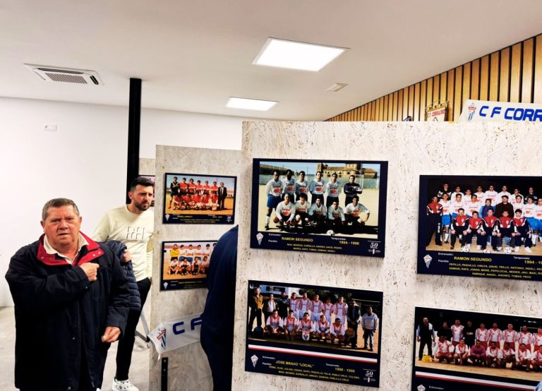 El CF Corraleño inaugura su histórica exposición para conmemorar su 50 centenario