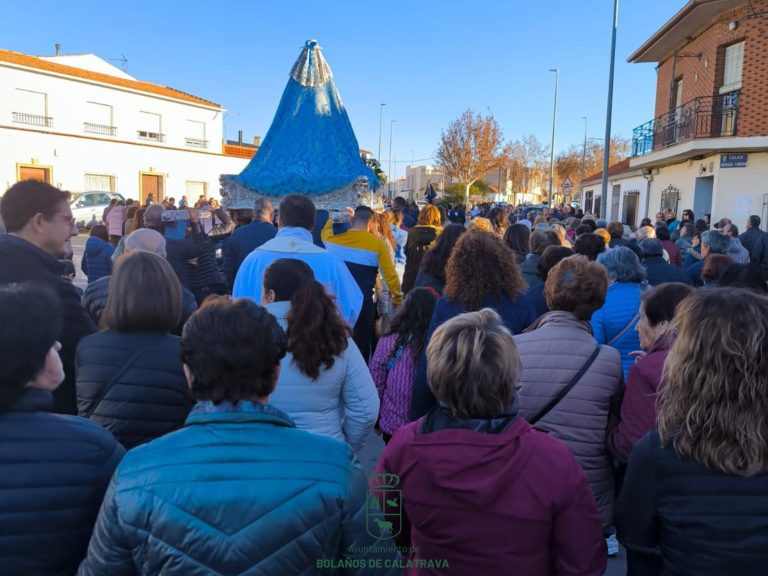 La Virgen del Monte, patrona de Bolaños, regresó ayer a su Santuario hasta el próximo mes de septiembre